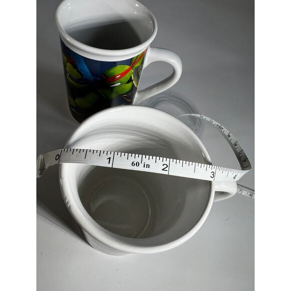 TMNT Teenage Mutant Ninja Turtles 2014 VIACOM Vintage Coffee Mug Set of 2 Cups - Picture 14 of 14